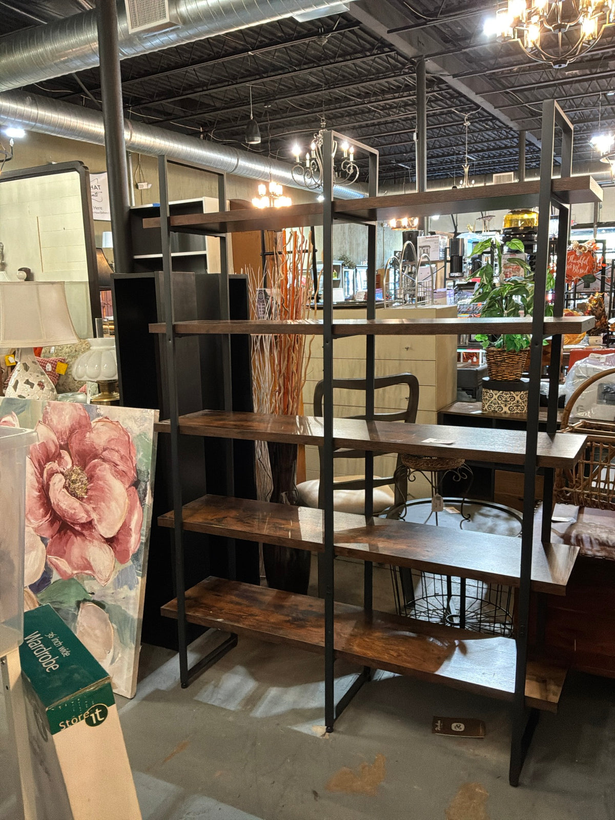 Wood / Metal Shelves