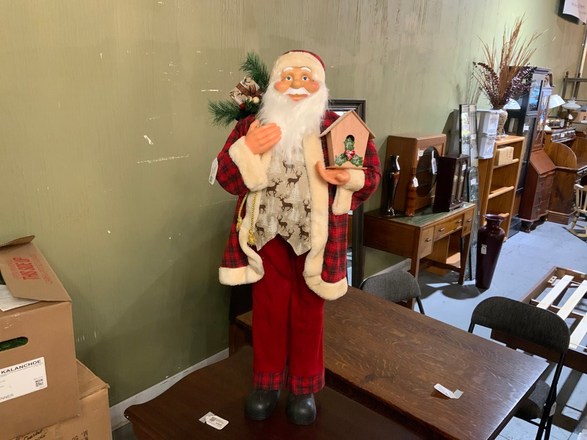 Santa with Birdhouse