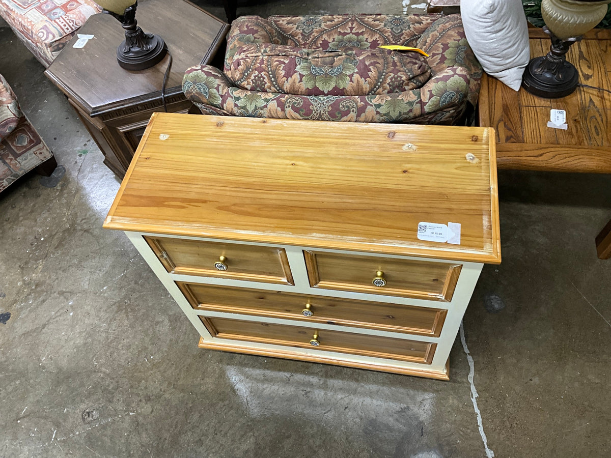 4 Drawer Wood Cabinet
