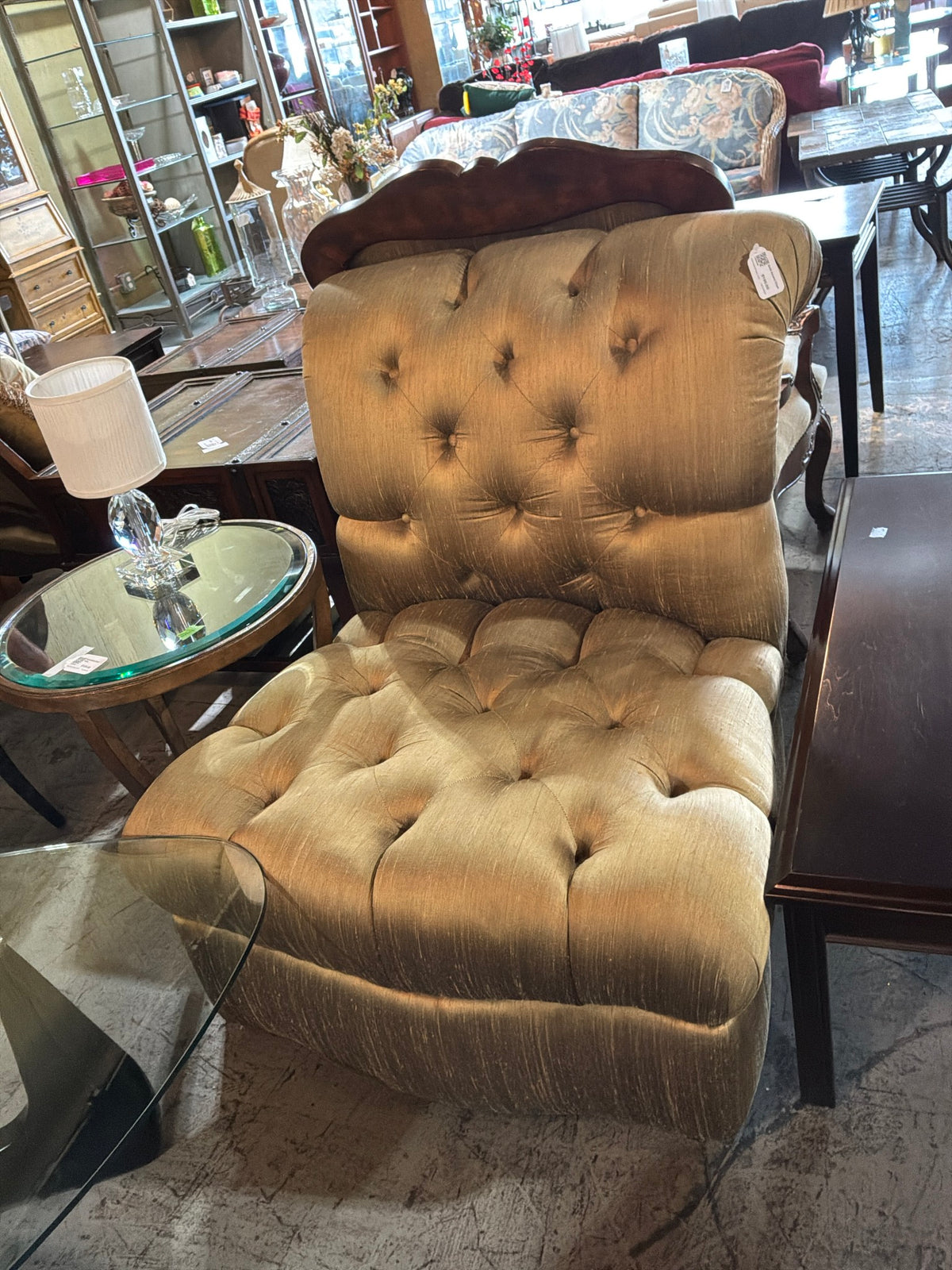 Gold Accent Chair