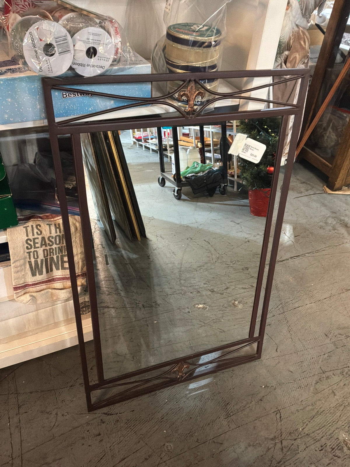 Metal Brown Mirror