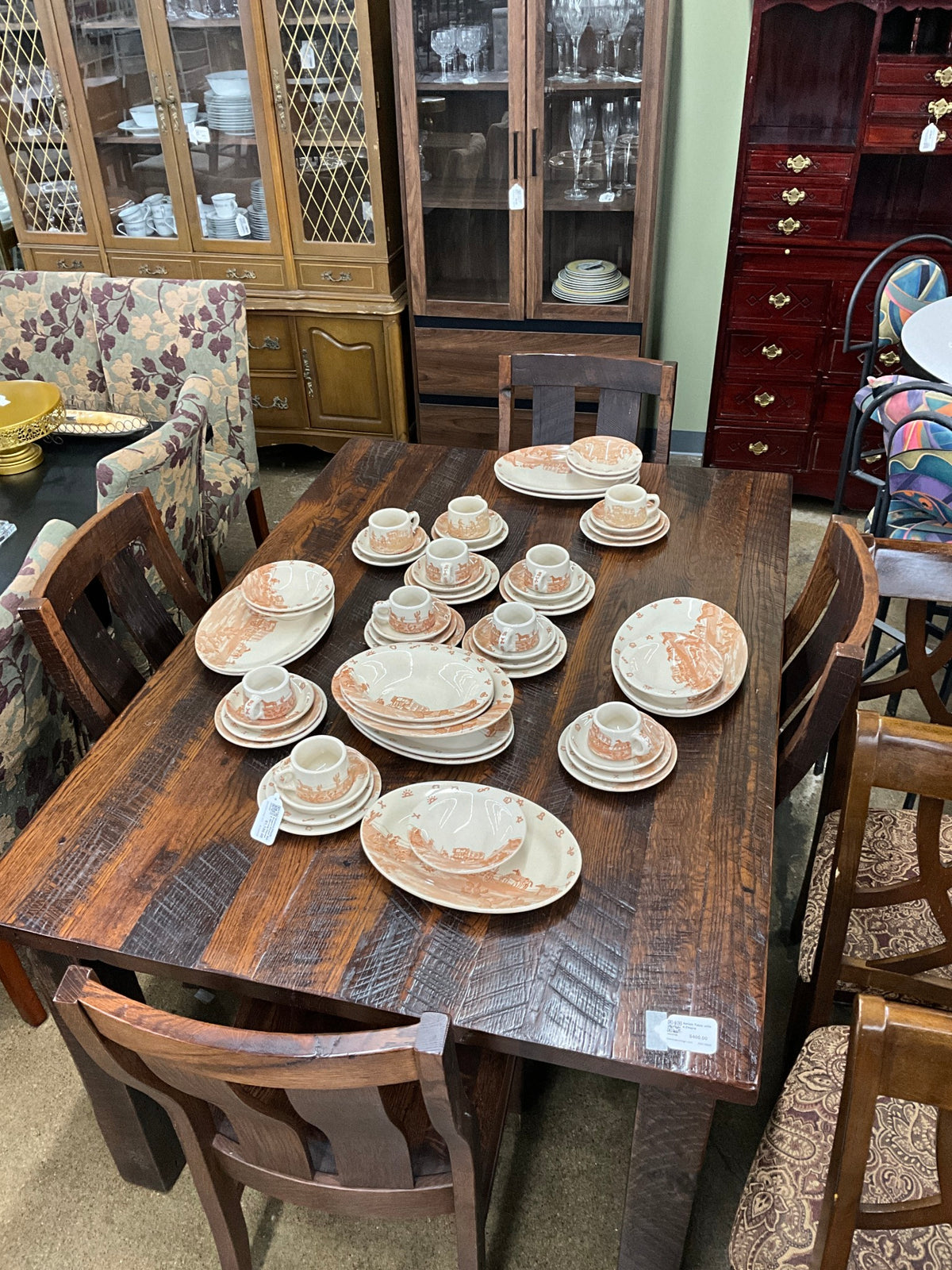 Amish Table with 4 Chairs