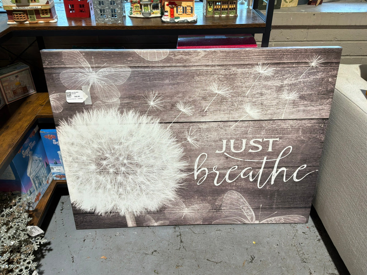 Just Breathe Canvas