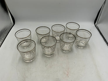 MCM Low Ball Glasses Set of 8