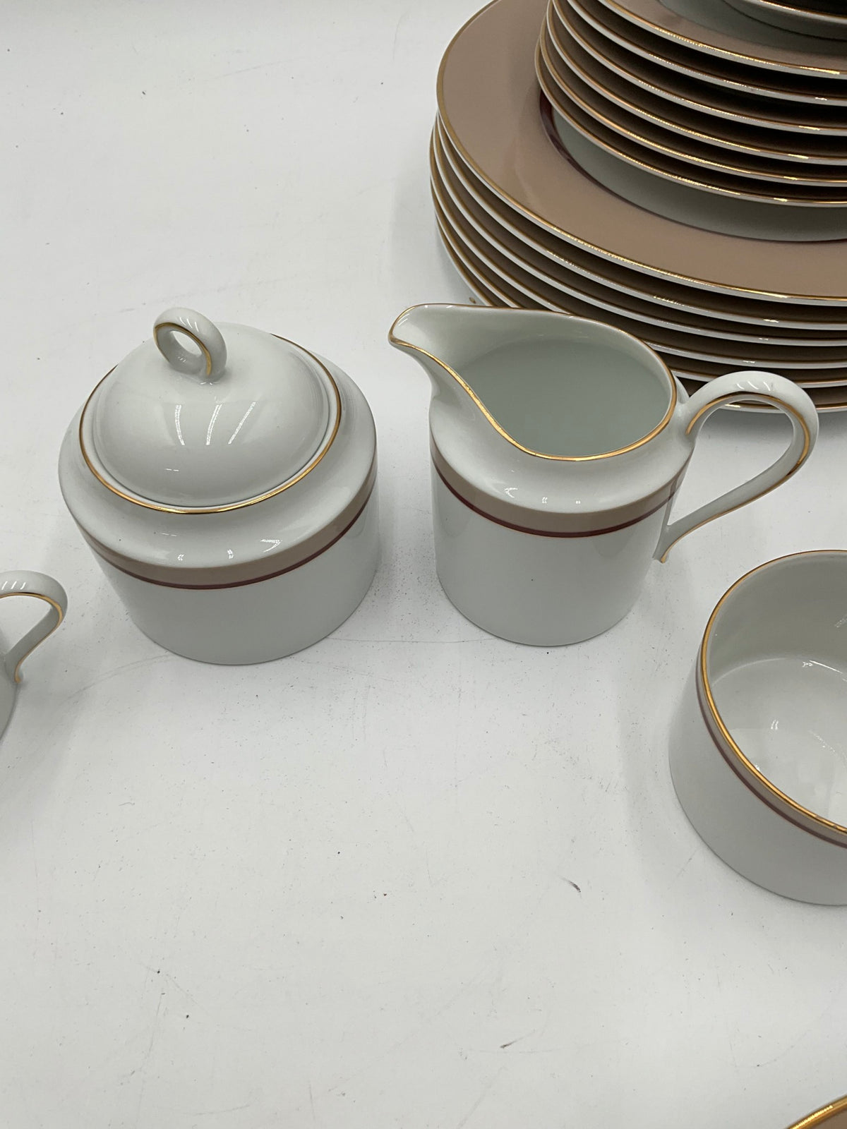 Mikasa Grandeer Taupe Serving Set of 6