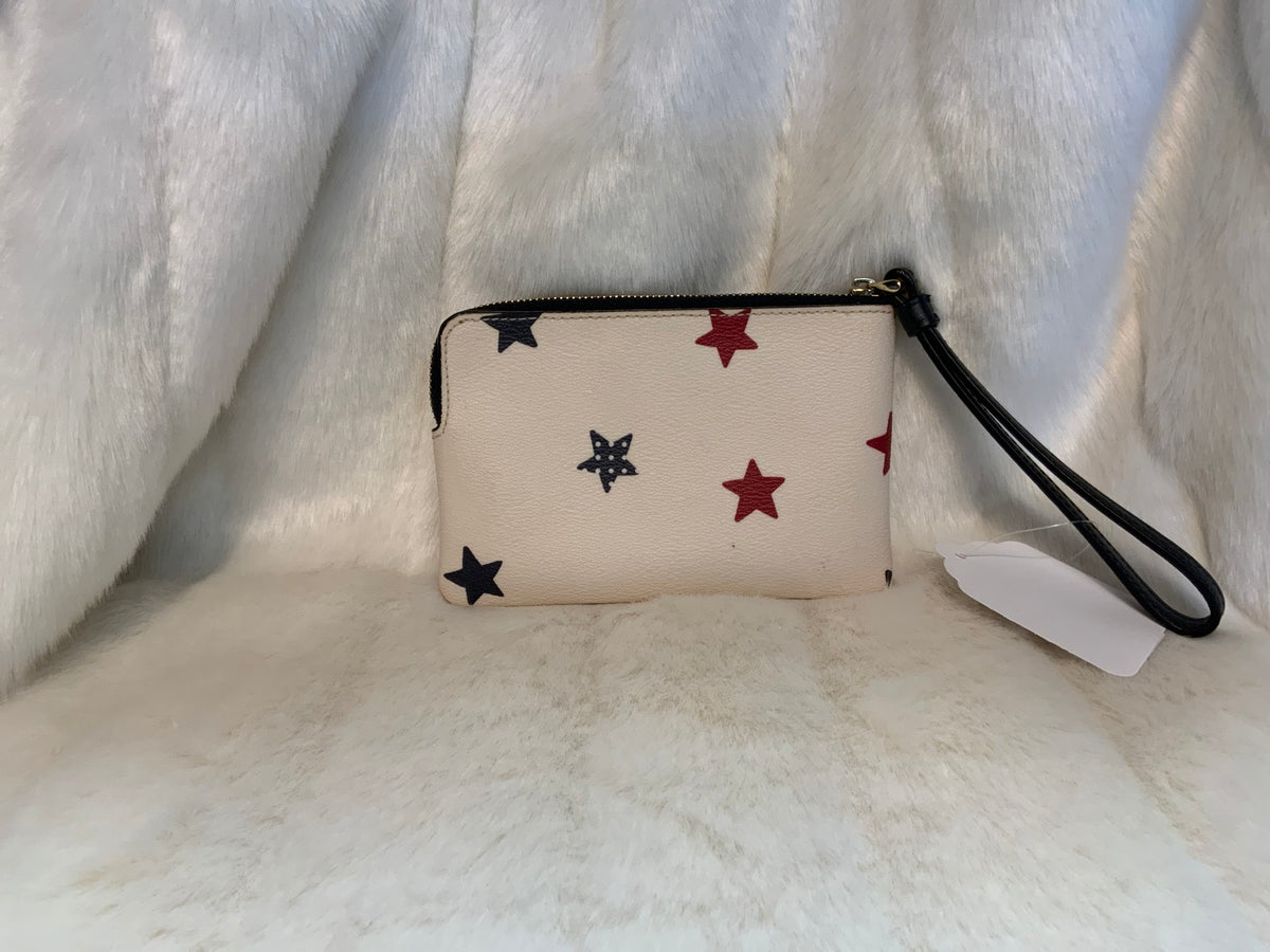 Coach Red, White, & Blue Wallet