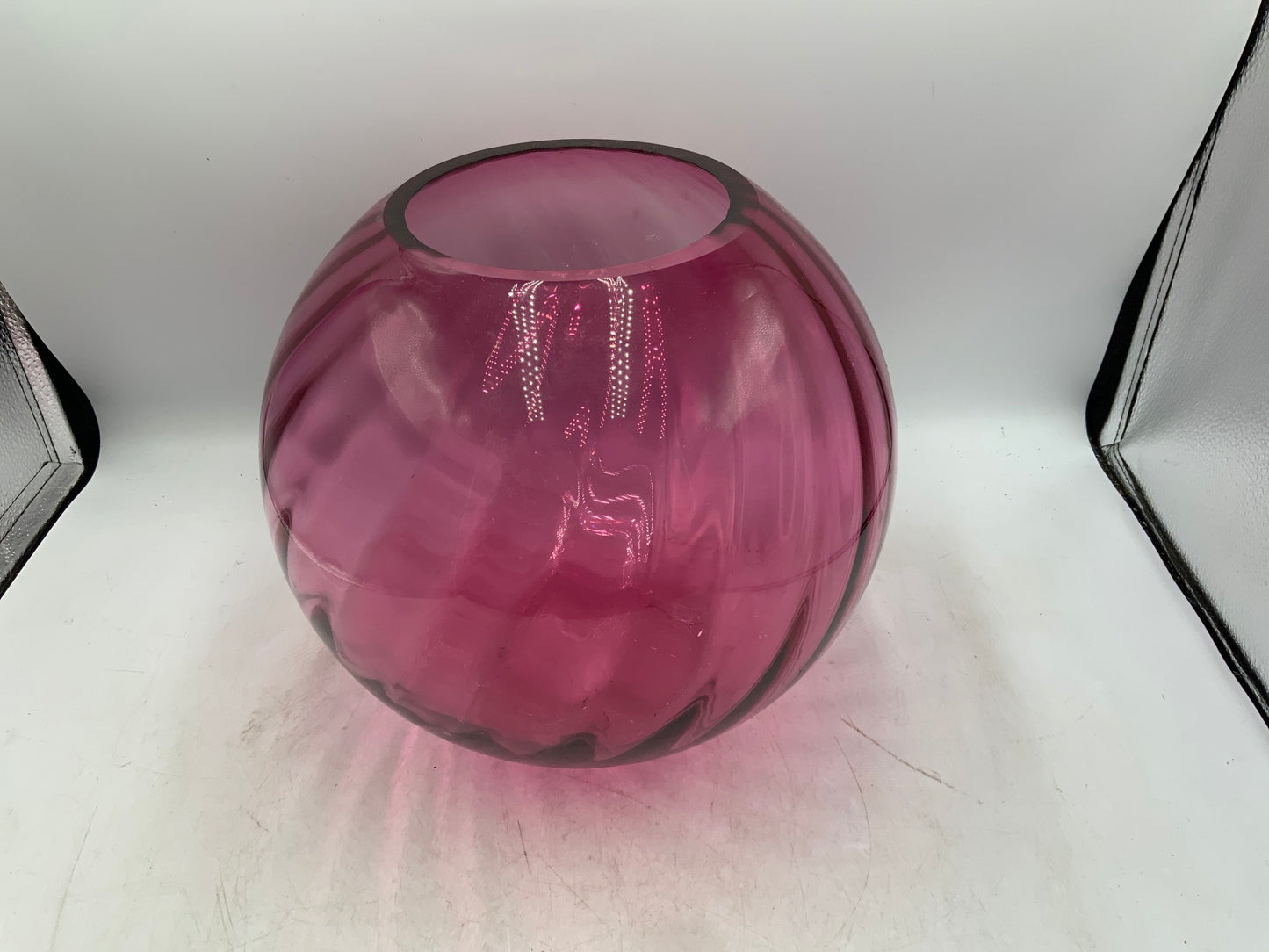 Cranberry Glass Vase