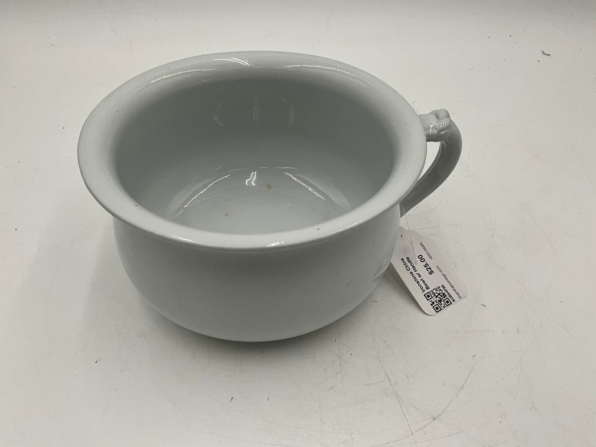 Ironstone China Bowl w/ Handle