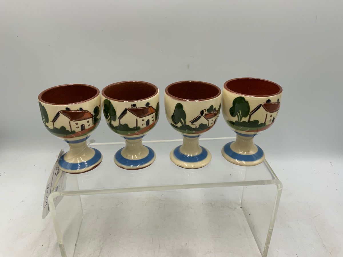 Torquay Pottery Mottoware Set of 4