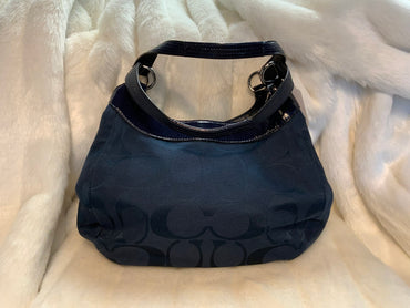 Coach Blue Signature Shoulder Bag