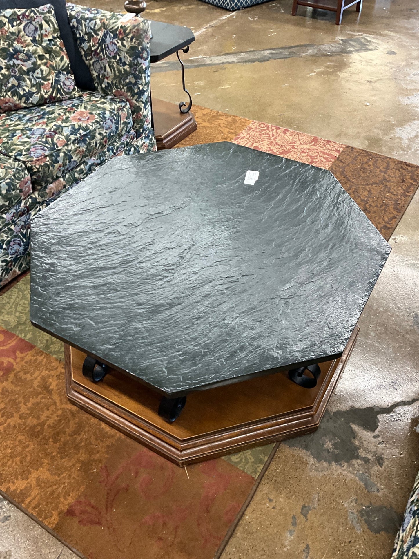 Stone Top Coffee Table