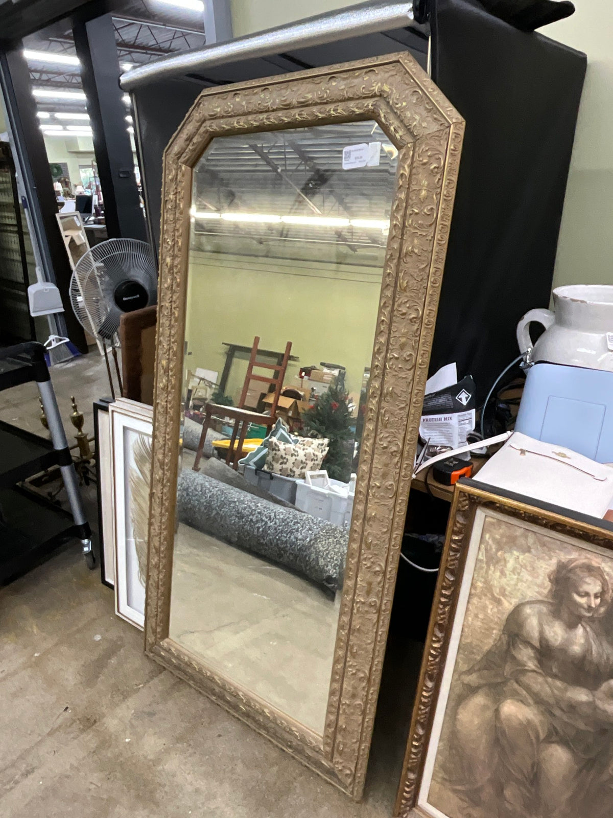 XL Gold Mirror