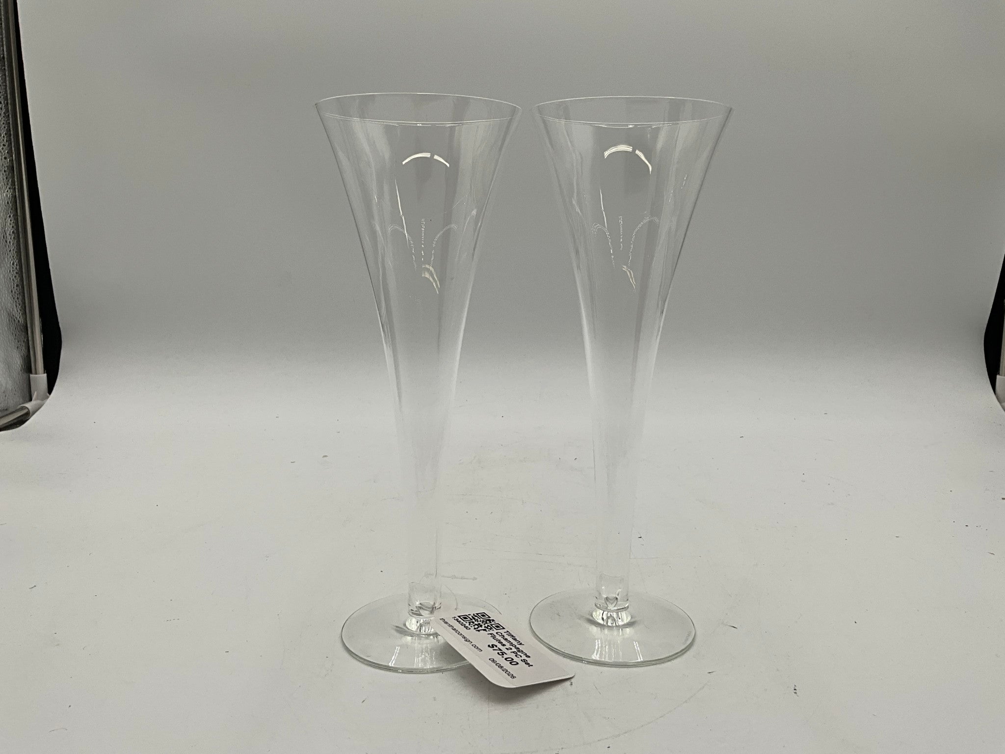 Tiffany Champagne Flutes 2 PC Set
