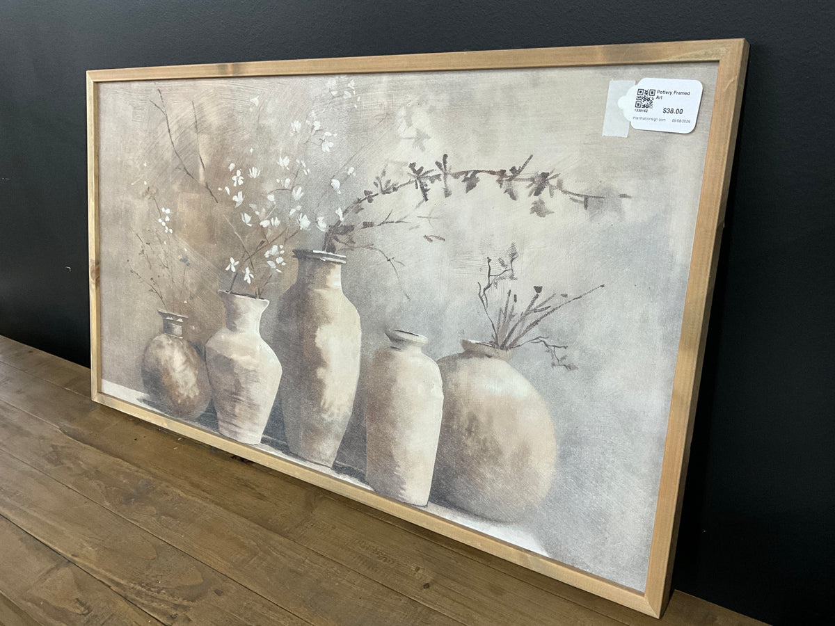 Pottery Framed Art