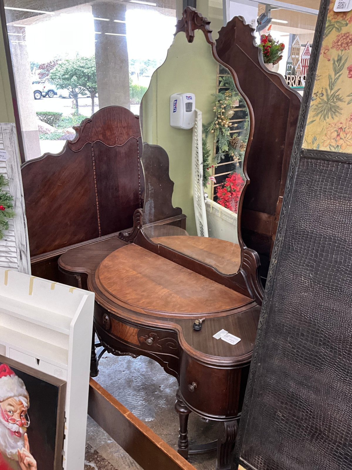 Antique Vanity w/ Mirror