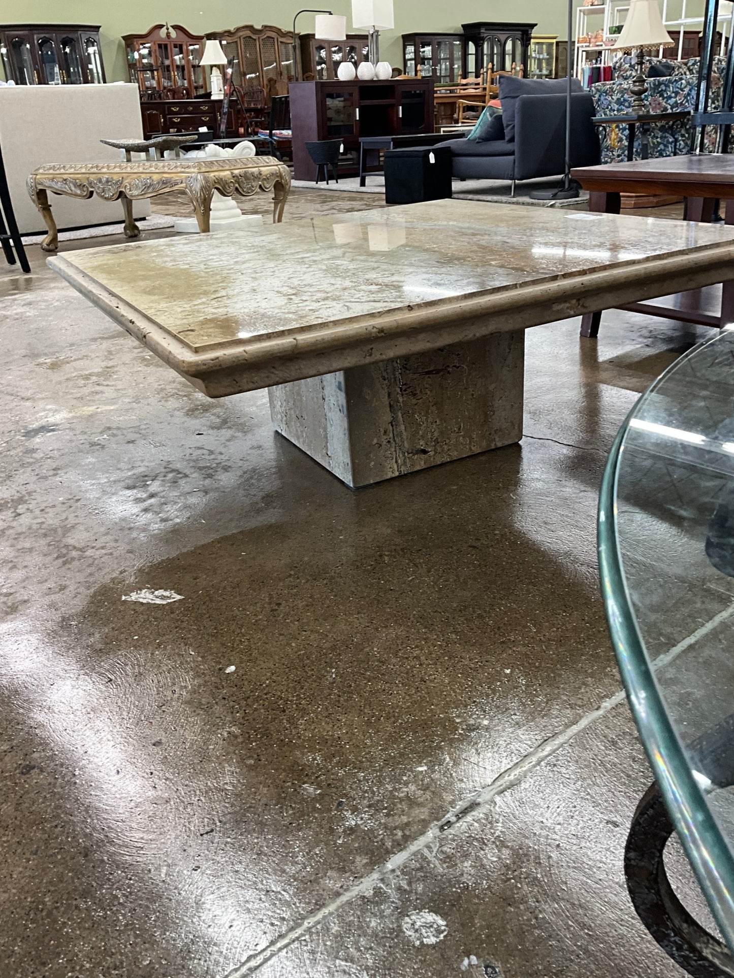 Travertine Coffee Table