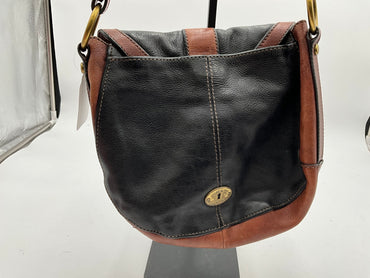 Fossil Black & Brown Handbag