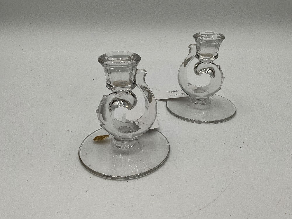 Fostoria Candle Stick 2Pc Set