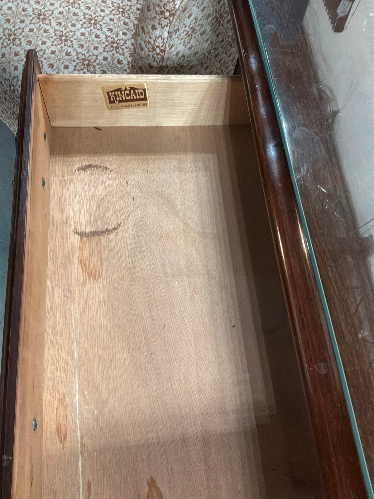 Kincaid Cherry Wood Night Stand W/ 3 Drawers