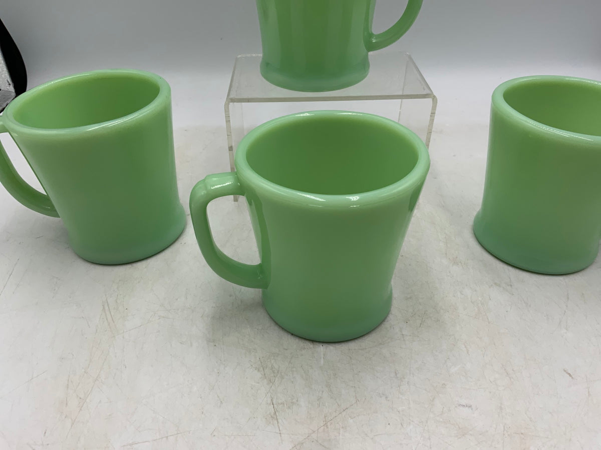 Fire King Jadite Mugs Set of 4
