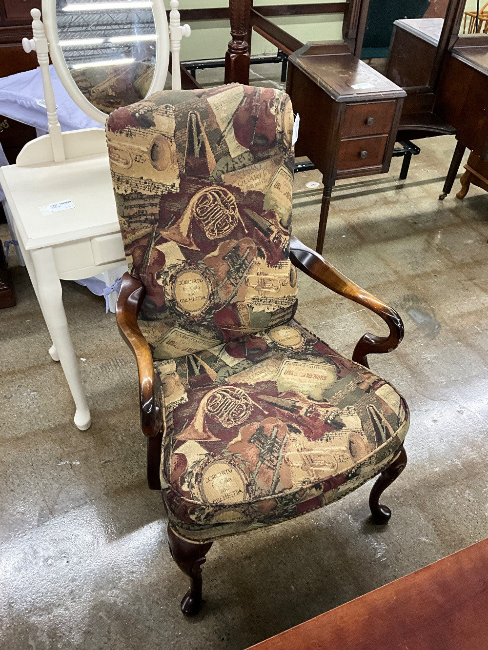 Upholstered Arm Chair