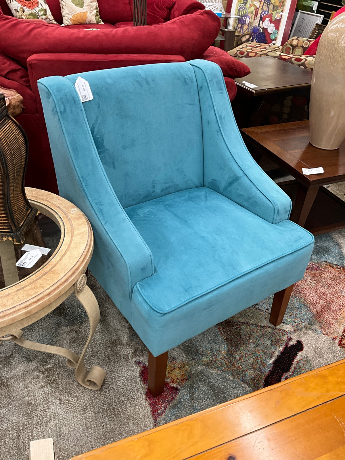 Teal Accent Chair