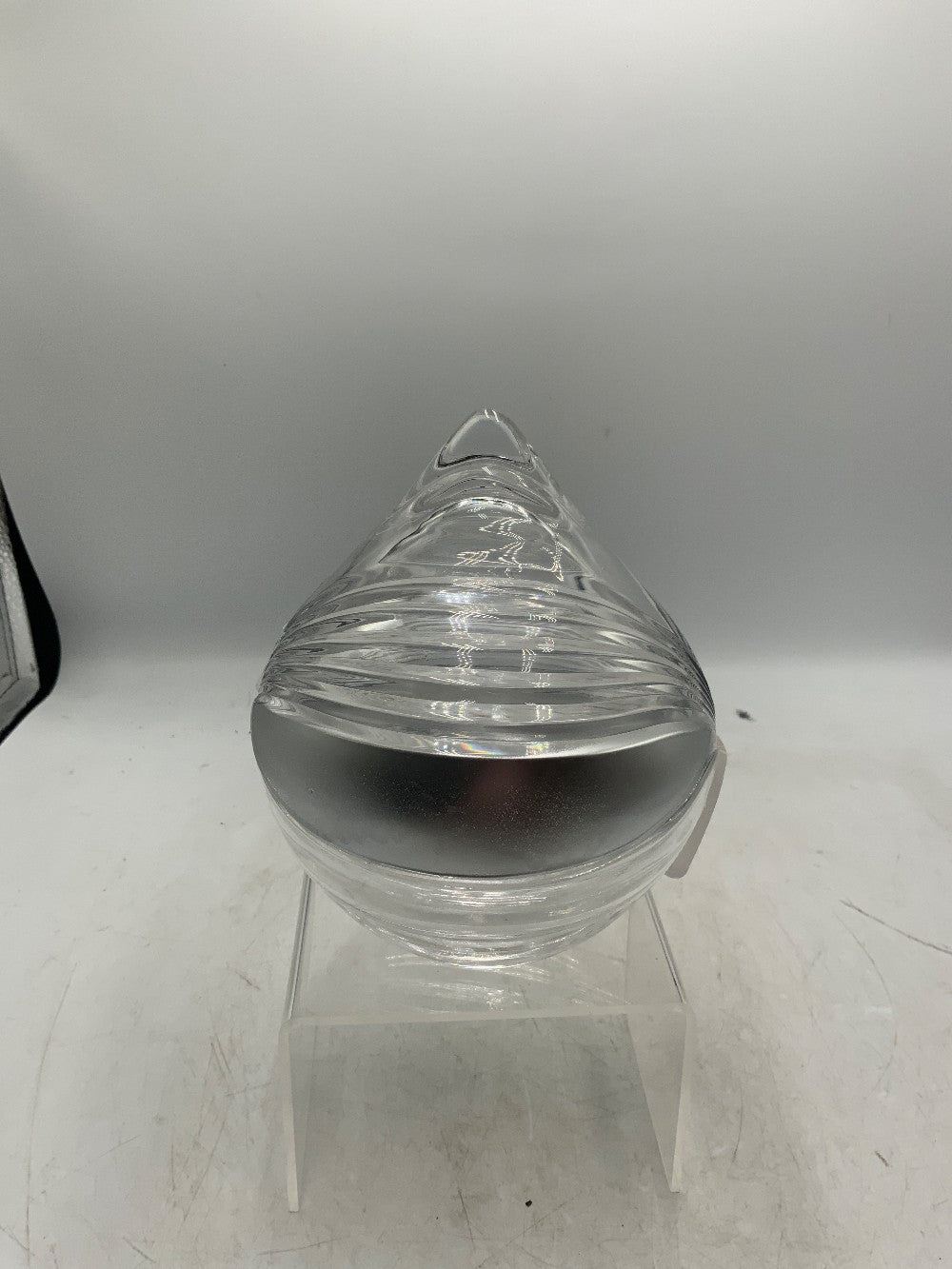 Vtg Studio Silversmith Glass Dish with Lid