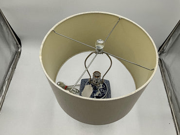 Blue & White Lamp