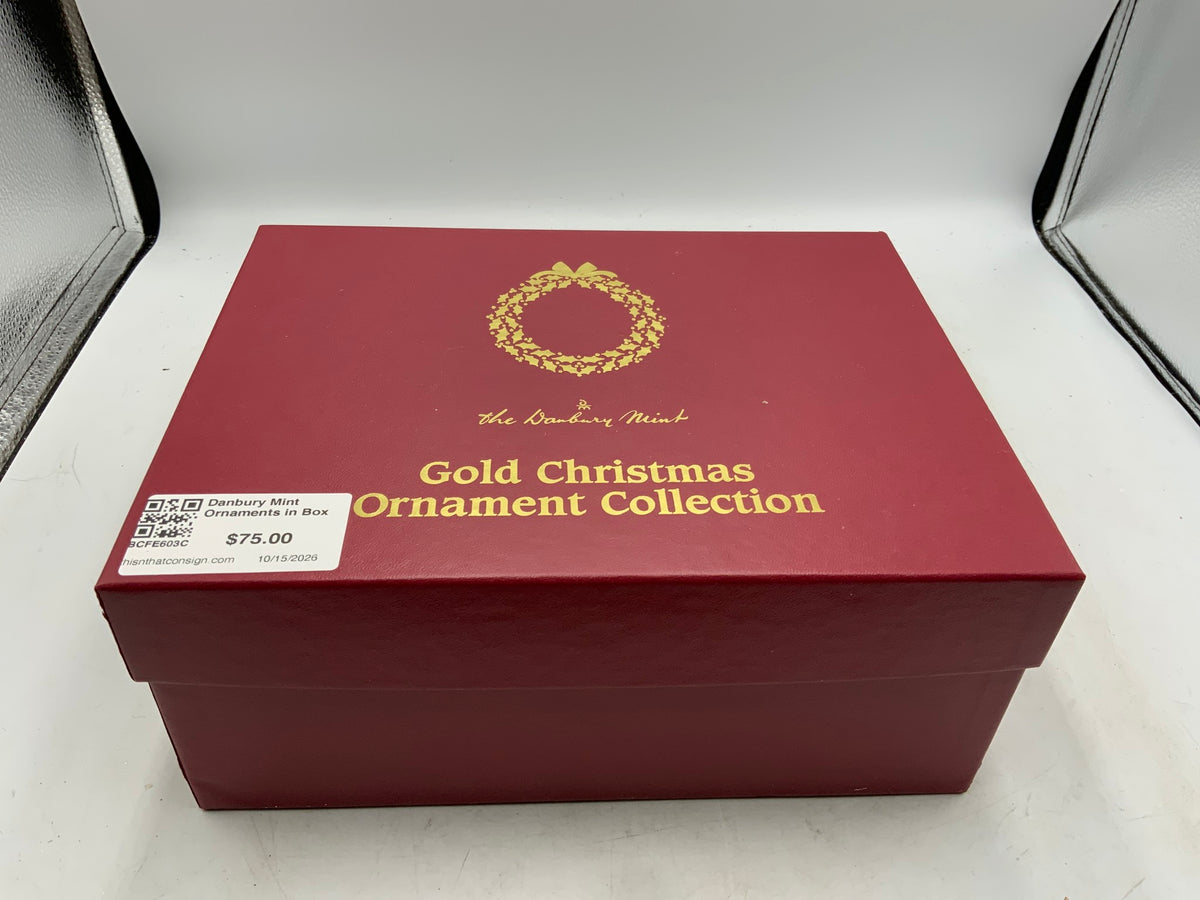 Danbury Mint Ornaments in Box