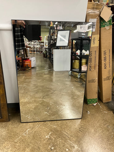 Black Square Metal Mirror