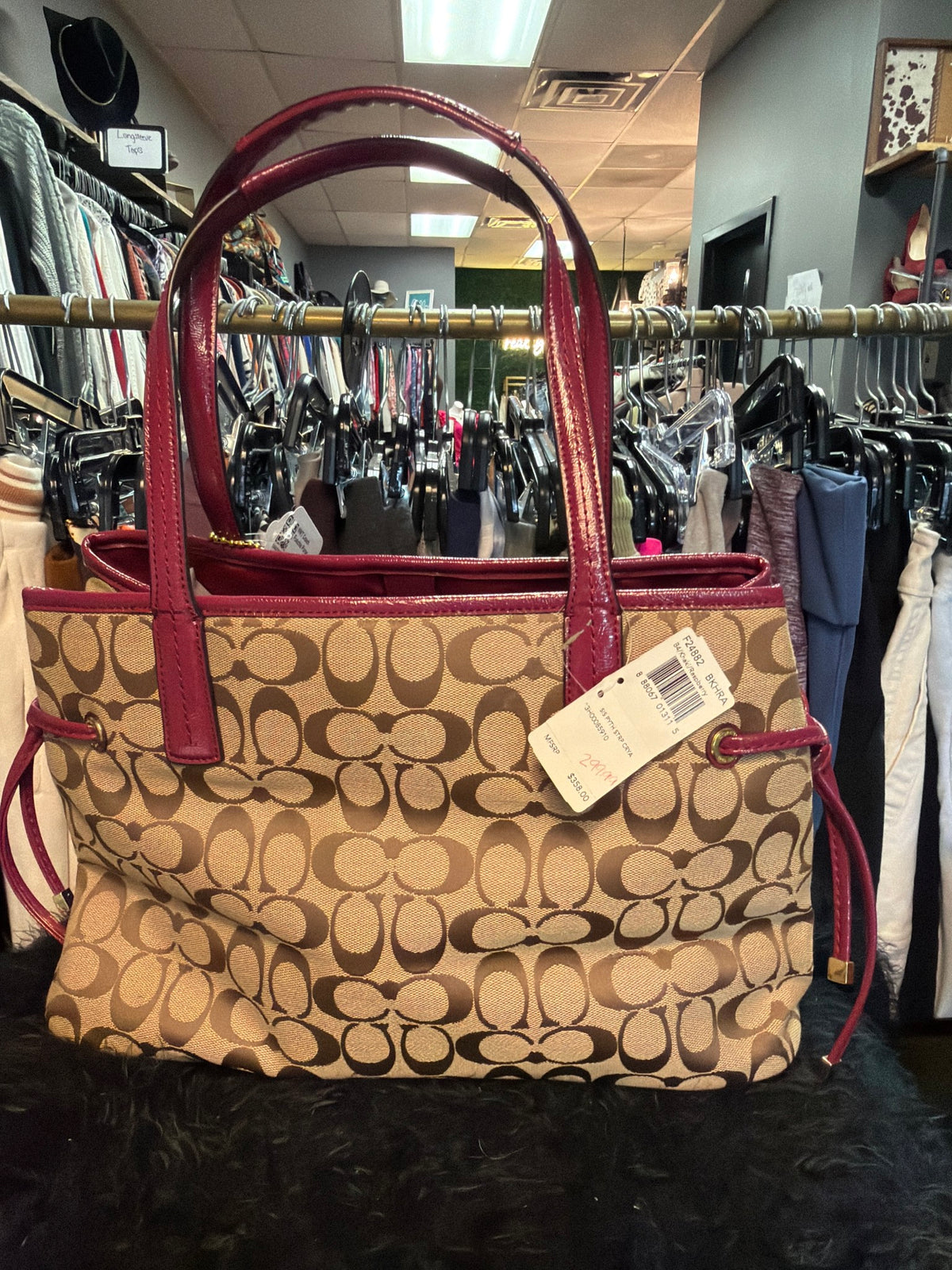 NWT Coach Fuschia Purse