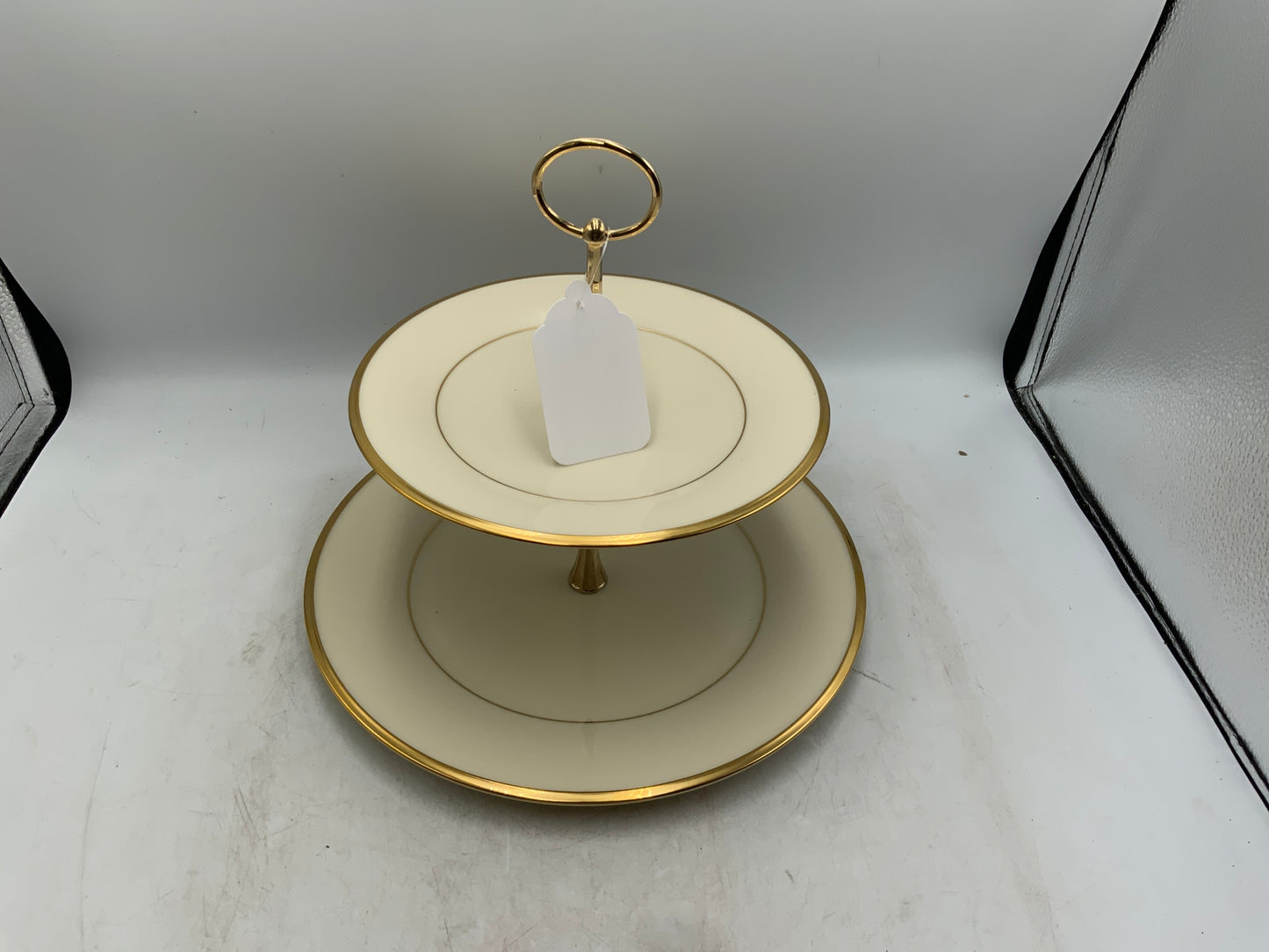 Lenox 2 Tier Plate