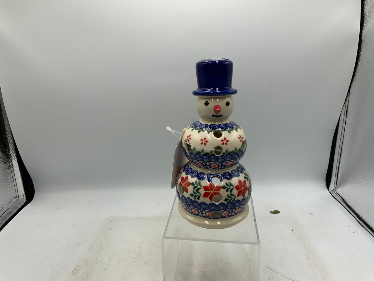 Polish Pottery Snowman