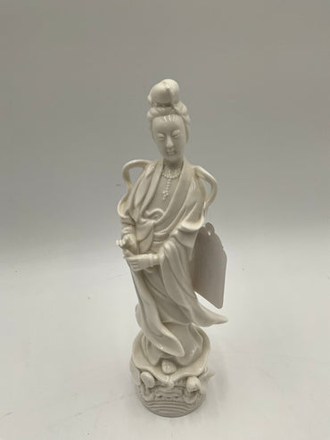 Porcelain Blanc de Chin White Statue