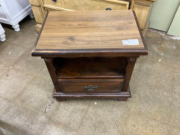 Small Wood Nightstand