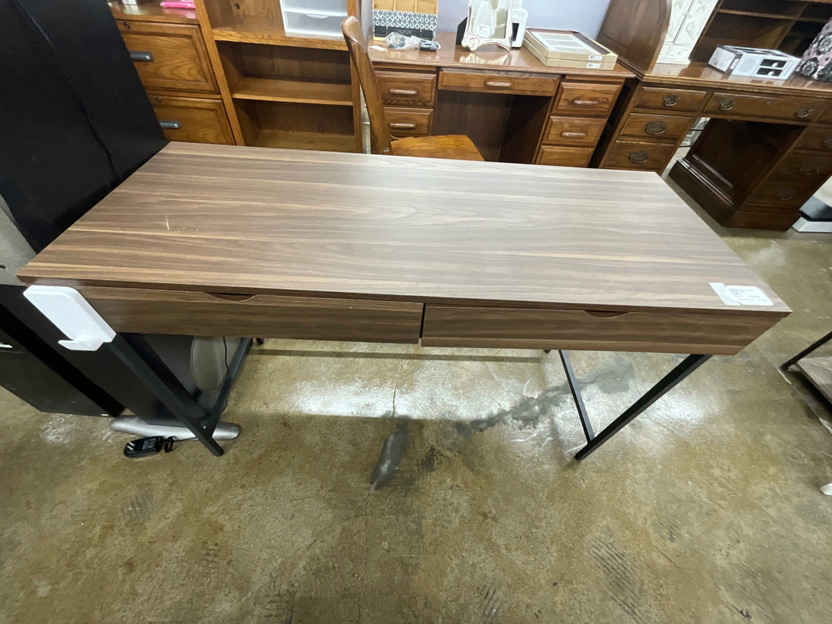 Wood & Metal Desk