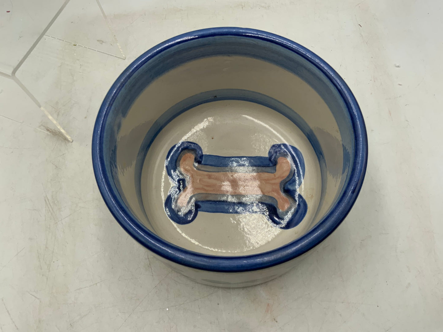 MA Hadley Pottery Dog Bowl