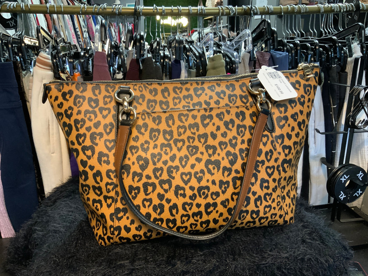 Coach Leopard Tote
