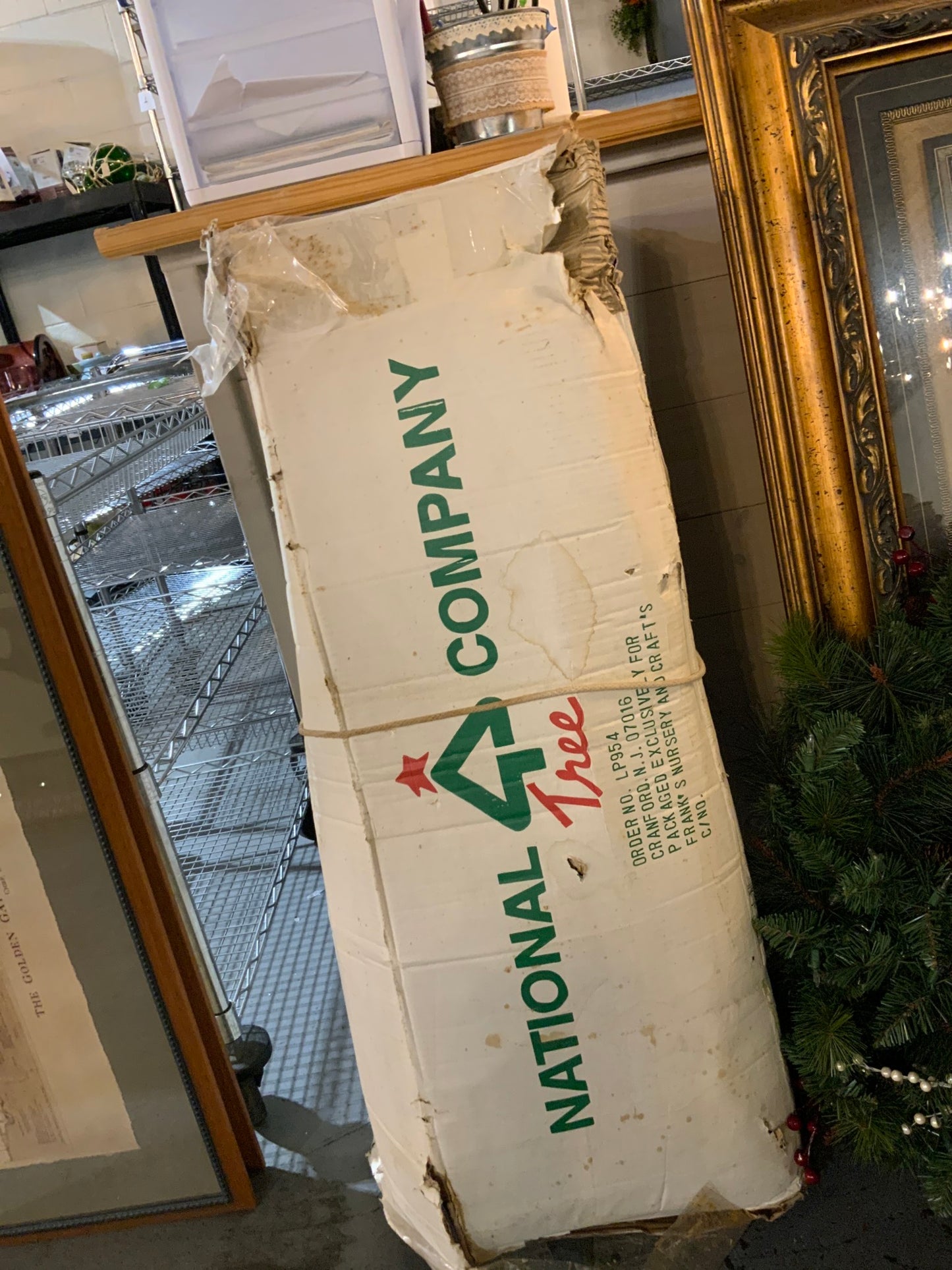 Vtg 6 ft Christmas Tree - NO LIGHTS