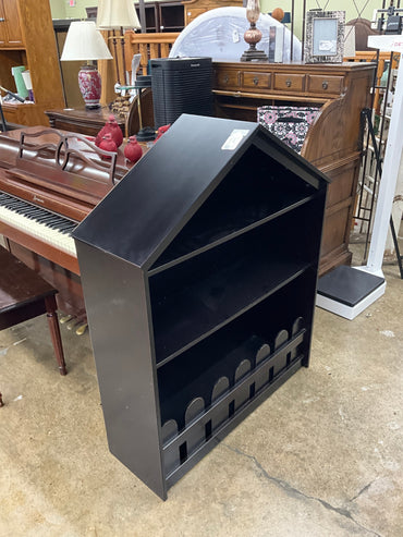 Dark Brown House Bookcase