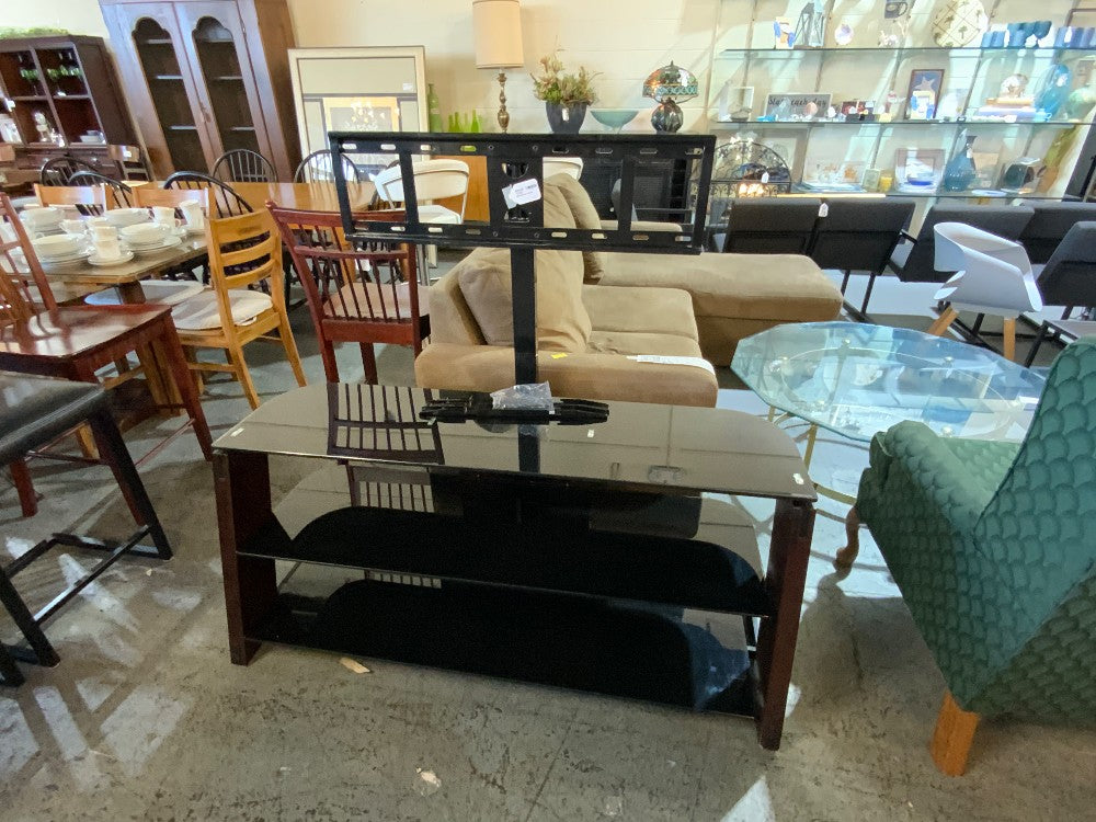 Glass Shelves Tv Stand