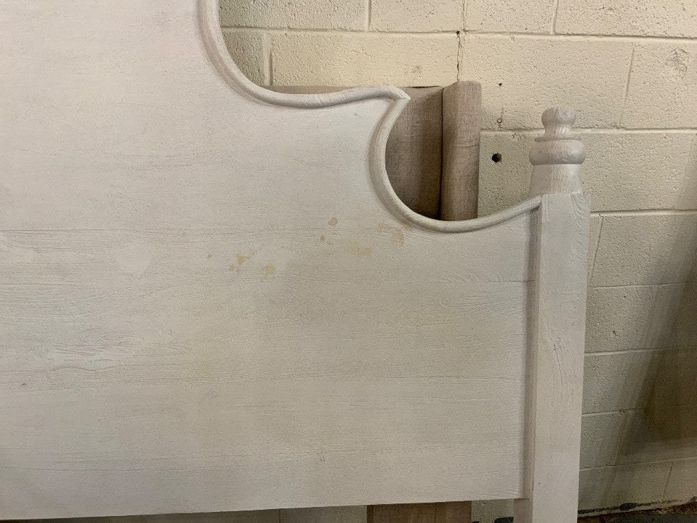 Ballard White Wood Headboard King SZ