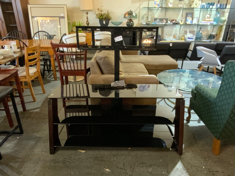 Glass Shelves Tv Stand