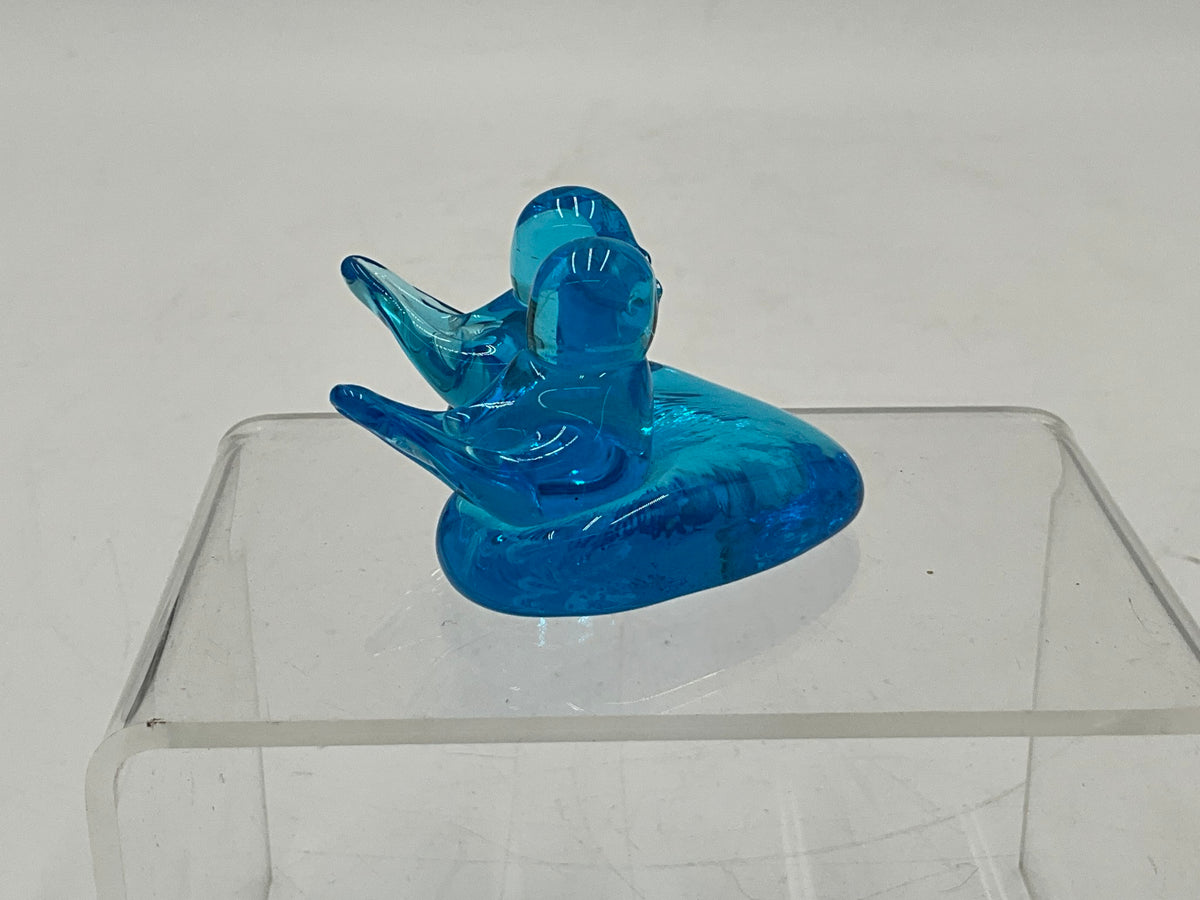 Vtg Blue Bird of Happiness Signed Leo W.