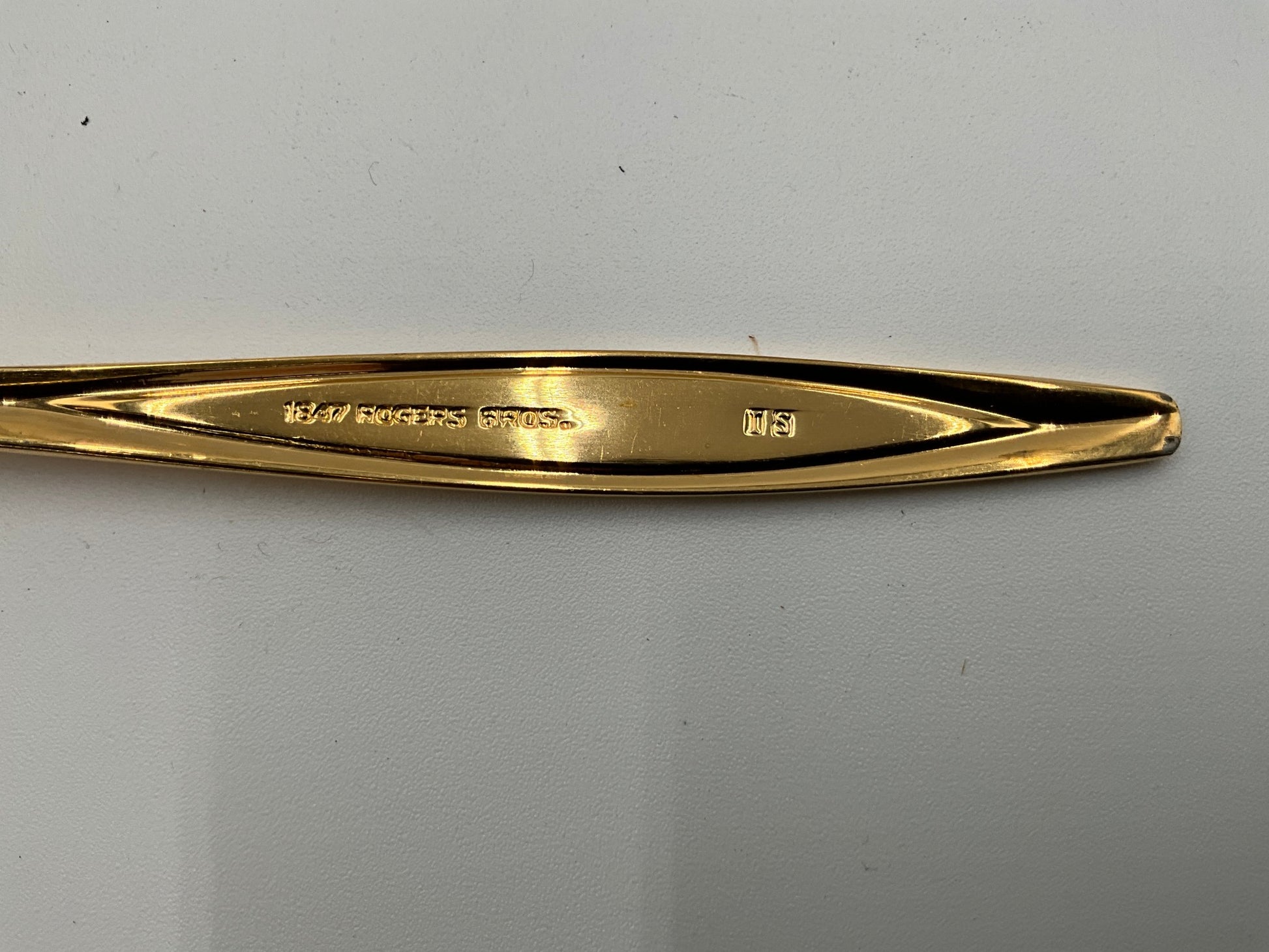 W.M. Rogers Gold Silverware Service for 6 & Extras