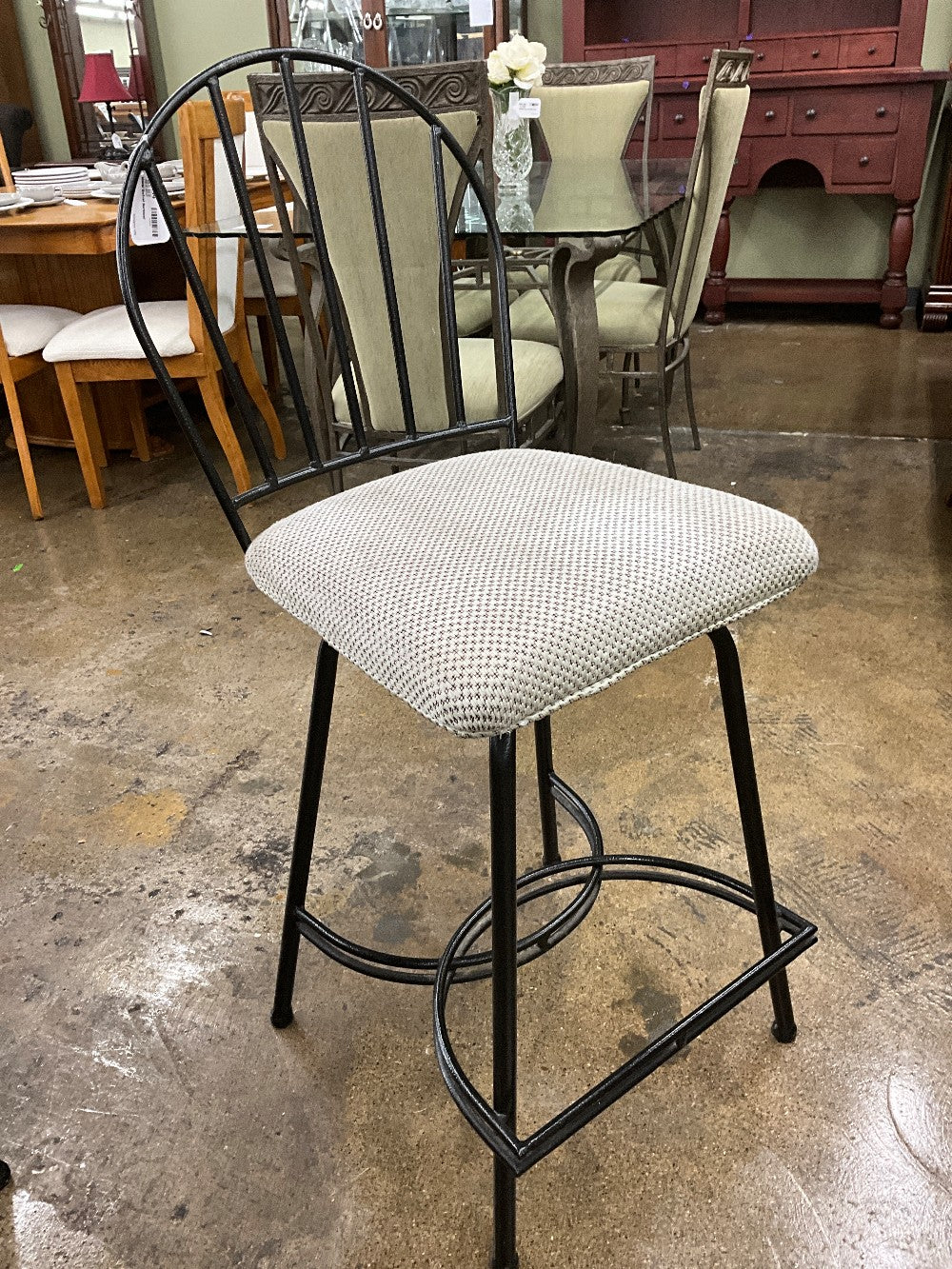 Metal Swivel Barstool