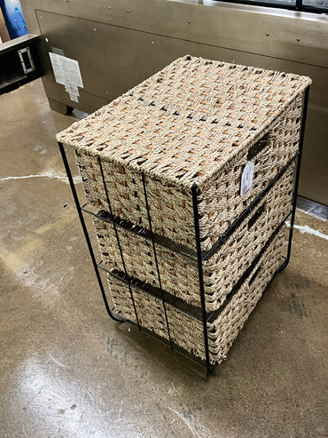 3 Tier Woven Drawers
