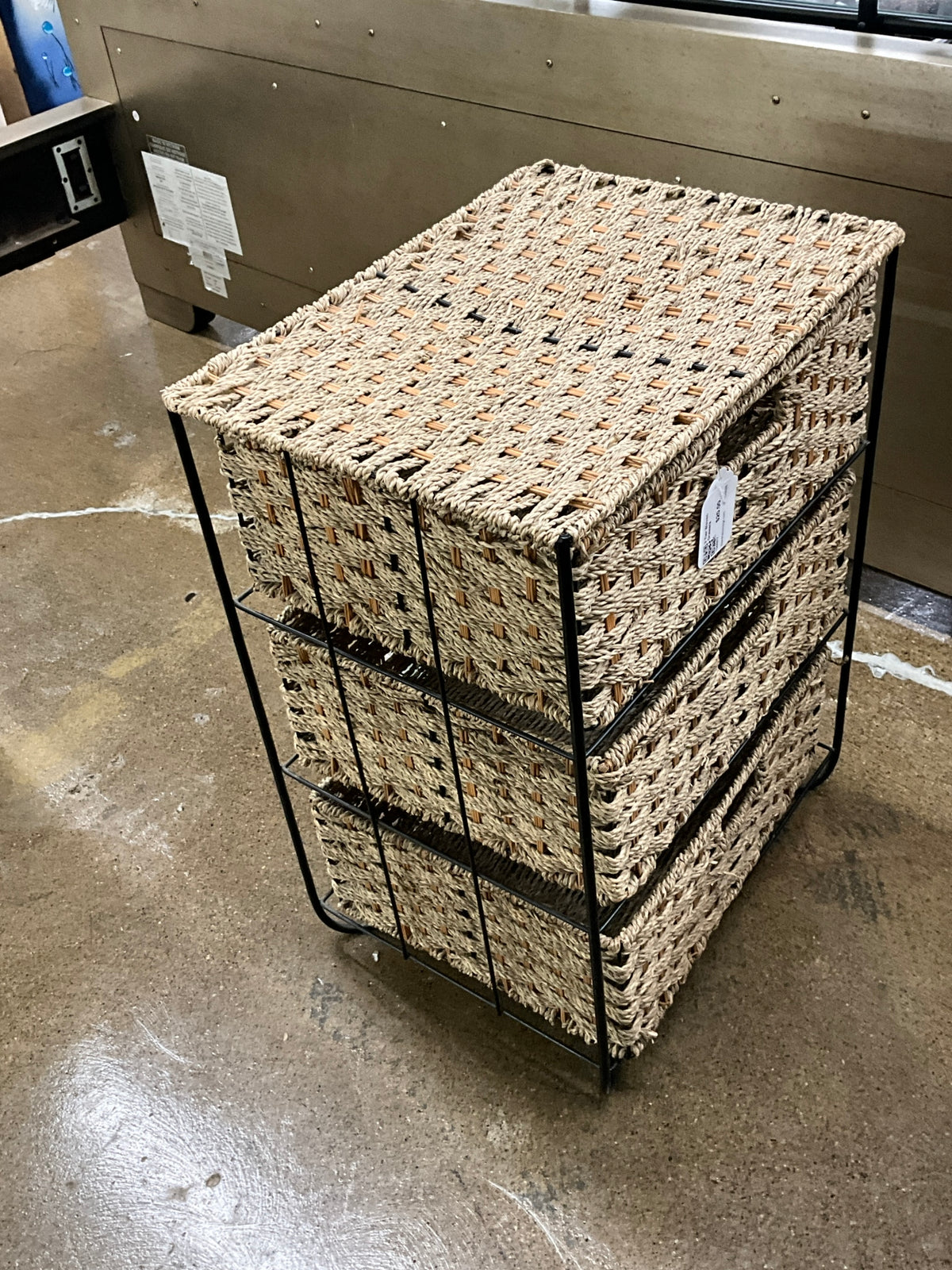 3 Tier Woven Drawers