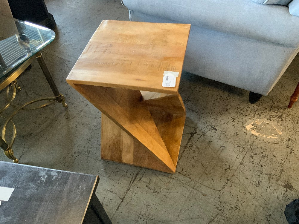 Wood End Table