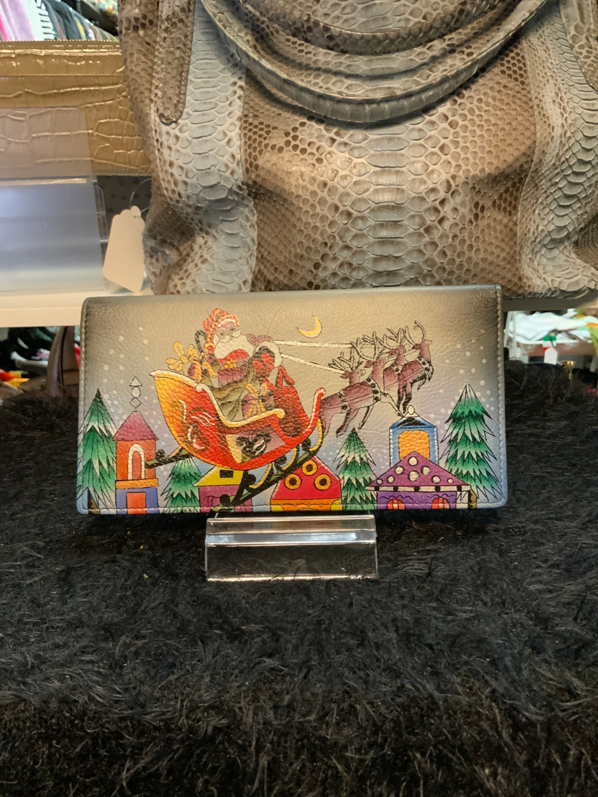 Anna Christmas Grey Wallet